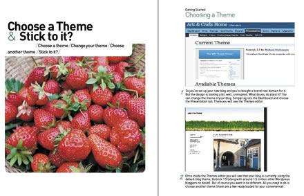 change the design of your blog